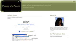 Desktop Screenshot of paladinpinion.com